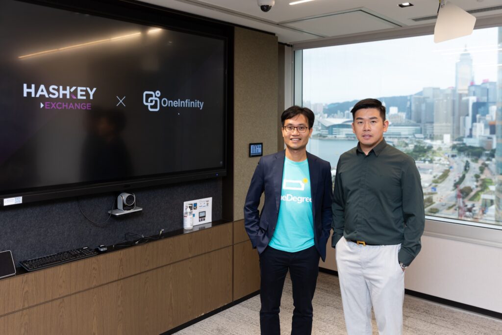 HashKey COO Livio Wang (Right)