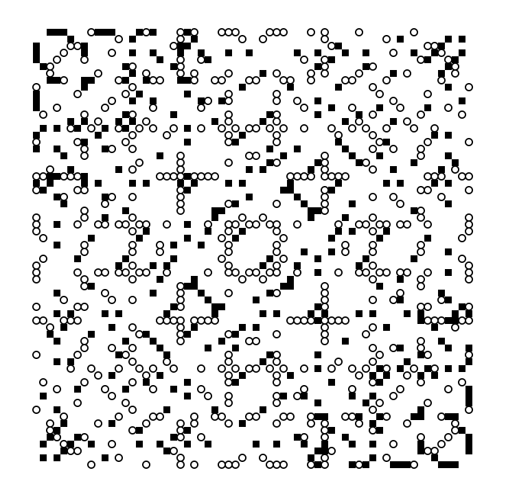 Autoglyph #484 by Larva Labs - owned by Seedphrase