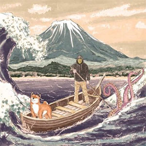 Shibtoshi’s latest profile pic seems inspired by the famed Japanese woodcarving ‘The great wave off Kanagawa.’