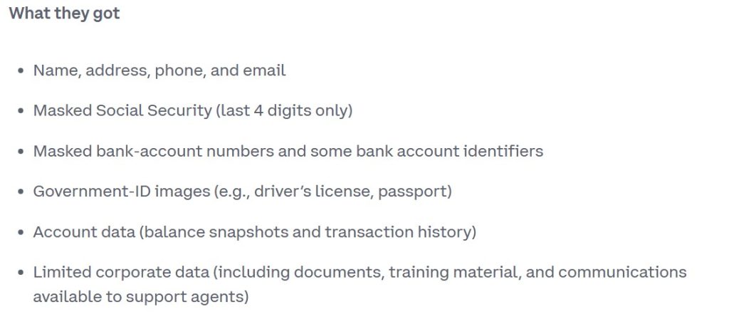 Coinbase data breach