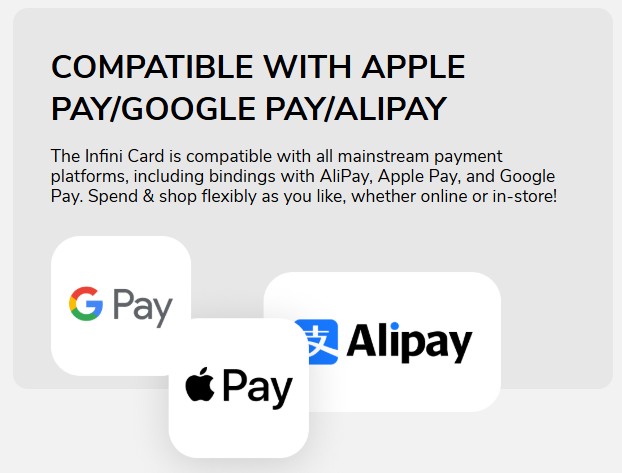 Infini payment application China